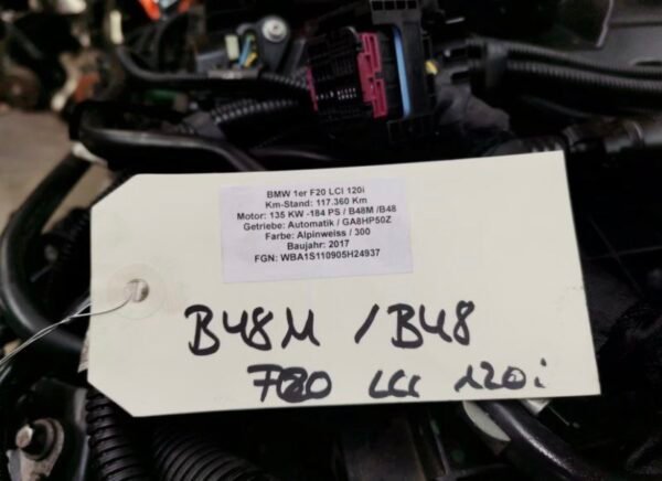 BMW F20 120i B48B20A Engine 2017