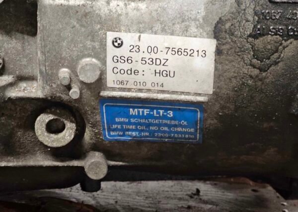 BMW GS6-53DZ 6 Speed Manual Gearbox